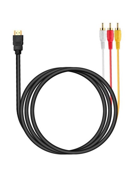 HDMI to 3xRCA adapter cable, 1.5 m