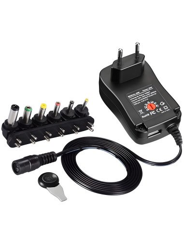 Universalus maitinimo blokas 3-12 V, 30 W, 6 antgaliai