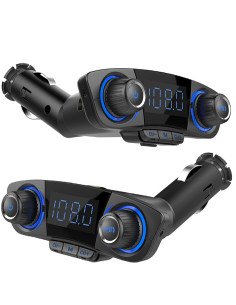 Car FM transmitter Bluetooth 5.0, 8 in 1, USB 2