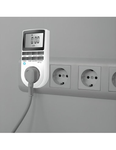 RETOO Digital Timer Socket 16A 3680W 18 Programs LCD