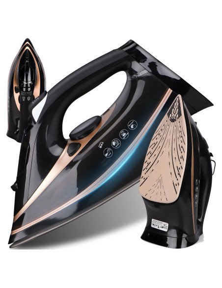 RETOO OR1099 Steam Iron 2600 W, Ceramic Soleplate, 360 ml