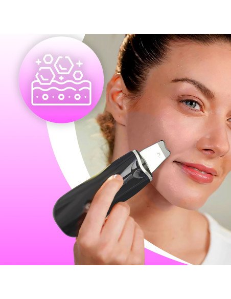 RETOO U017 Ultrasonic Skin Scrubber 28 kHz, Cordless, black