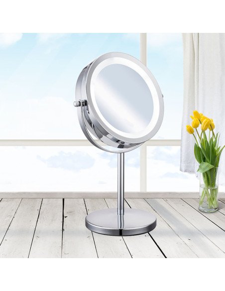 RETOO U056 LED Makeup Mirror 1x/3x, 15 cm, 17 LEDs