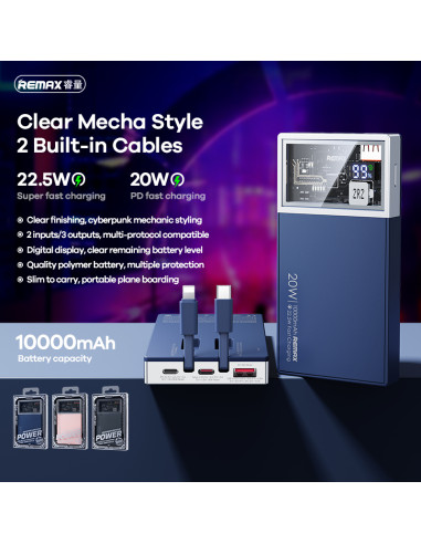 REMAX RPP-507 Cabled Fast Charging Powerbank...