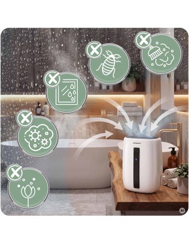 Berdsen BD-855 dehumidifier with 12 V adapter white - photo 5
