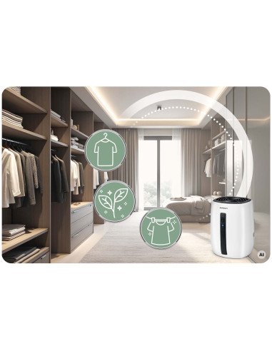 Oro sausintuvas Berdsen BD-855 su 12 V adapteriu baltas - nuotrauka 8