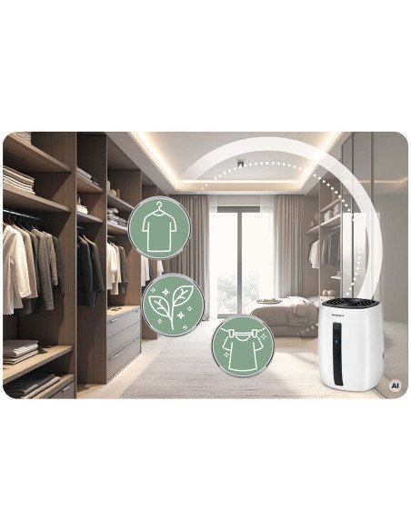 Oro sausintuvas Berdsen BD-855 su 12 V adapteriu baltas - nuotrauka 8