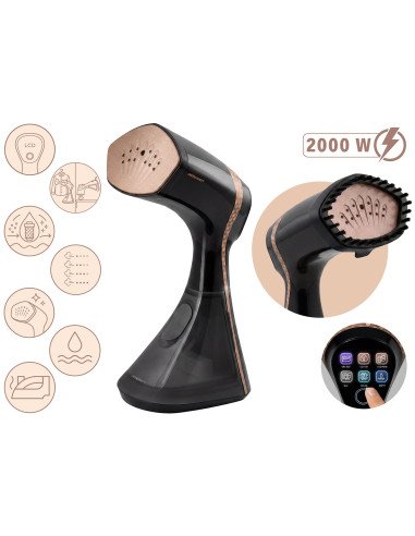 Drabužių garintuvas Berdsen BD-312 2000 W juodas - nuotrauka 3