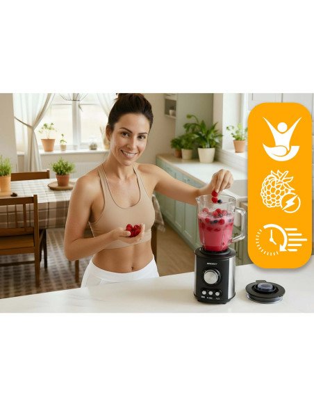 Berdsen BD-751 blender 800 W glass black - photo 4