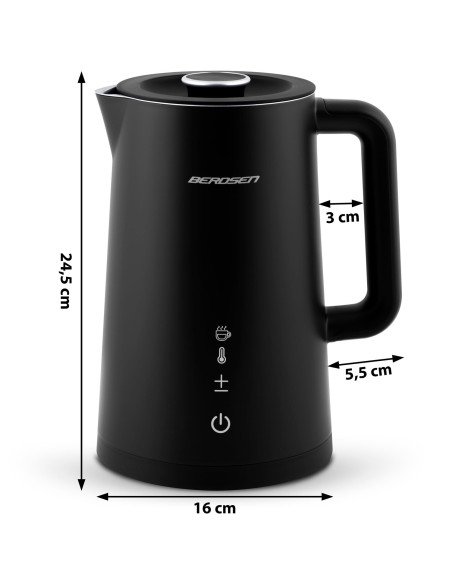 Elektrinis virdulys Berdsen BD-709 1,7 l juodas - nuotrauka 5