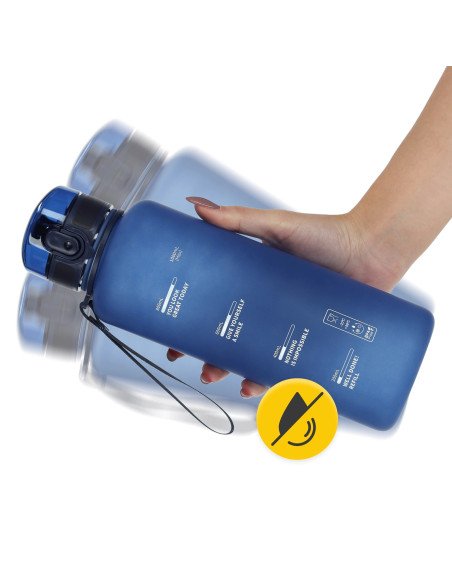 4FIZJO Sports Water Bottle 1000 ml Blue - Tritan, BPA Free