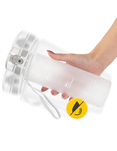 4FIZJO Sports Water Bottle 650 ml Grey - Tritan, BPA Free