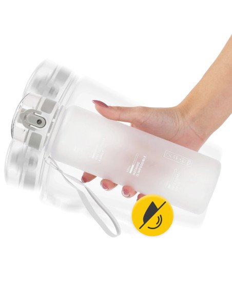 4FIZJO Sports Water Bottle 650 ml Grey - Tritan, BPA Free