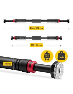 4FIZJO Doorway Pull-Up Bar 66-100 cm - up to 150 kg