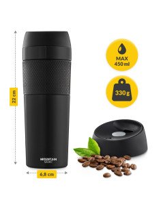 4FIZJO Mountain Goat TRAVEL Thermal Mug 450 ml - Hot up to 12 h