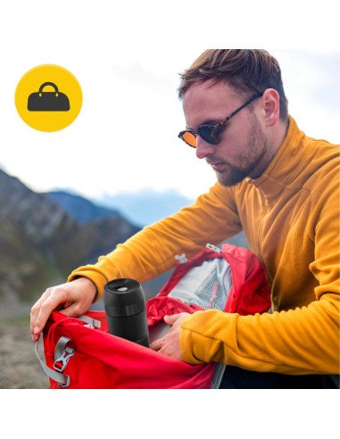 4FIZJO Mountain Goat TRAVEL Thermal Mug 450 ml - Hot up to 12 h