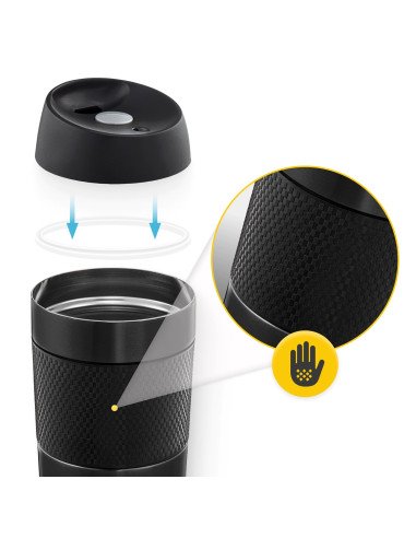 4FIZJO Mountain Goat TRAVEL Thermal Mug 450 ml - Hot up to 12 h