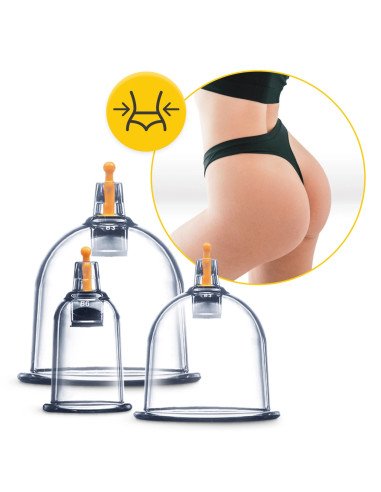 4FIZJO Chinese Vacuum Cupping Set 12 pcs - Fireless, with Pump