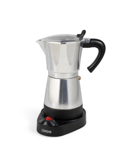 Livoo DOD117A Electric Moka Coffee Maker 480W 300 ml Silver