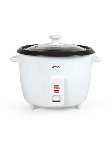 Livoo DOC111 Rice Cooker 500W 1.5 L Keep Warm White