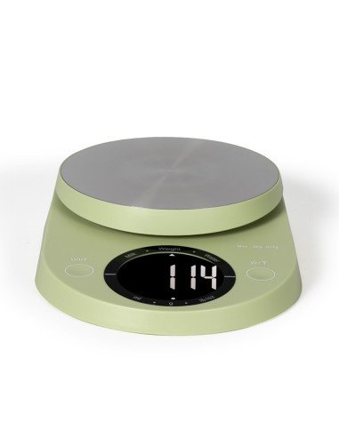 Livoo DOM493M Digital Kitchen Scale 5 kg 1 g Backlit LCD Matcha