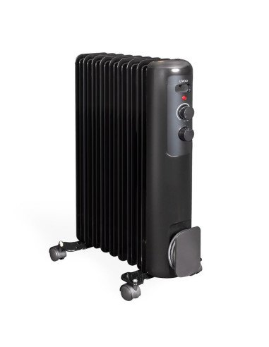 Livoo DOM502 Oil Filled Radiator 2000W 9 Fins Black