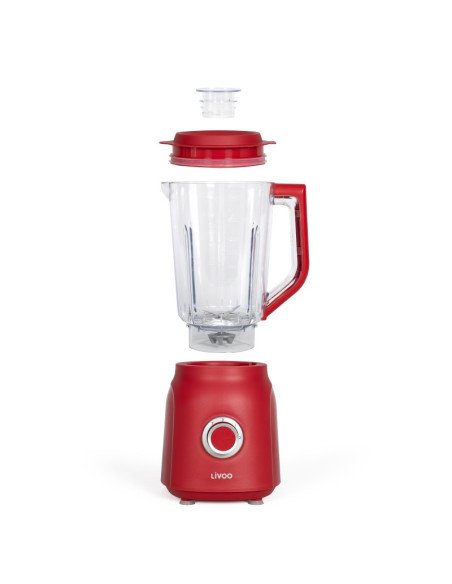 Livoo DOP242R Blender 1.5 L 500 W 2 Speeds Turbo Red