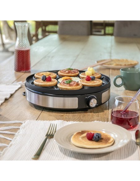Livoo DOP247 Reversible Crepe Maker 1500 W Ø33 cm Black