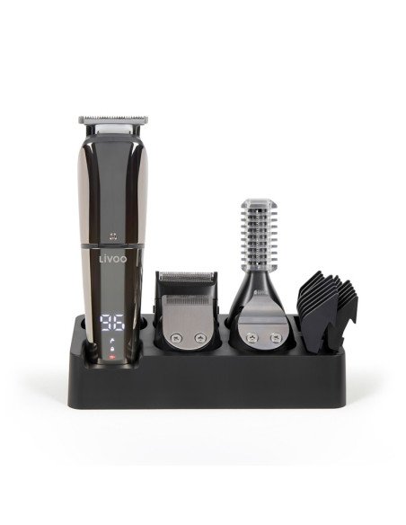 Livoo DOS196 Hair Clipper and Trimmer Set 6 Heads IPX6 Black