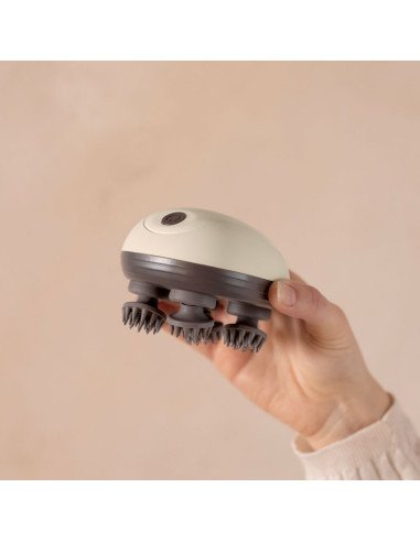 Livoo DOS202 Head and Scalp Massager 4 Heads 3 Modes IPX4 Beige