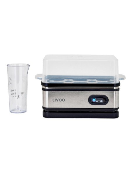 Livoo DOC290 Egg Boiler 400W 6 Eggs Stainless Steel Grey