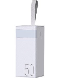 Išorinė baterija (Powerbank) REMAX RPP-321 50000mAh su LED prožektoriumi ir ekranu, juoda — vaizdas 3