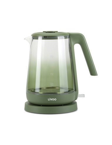 Livoo DOD216V Glass Kettle 2200W 1.7 L Blue Backlight