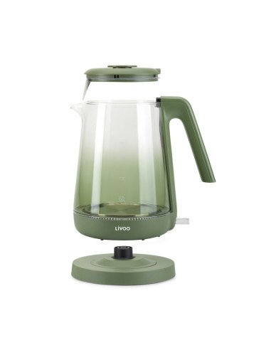 Livoo DOD216V Glass Kettle 2200W 1.7 L Blue Backlight