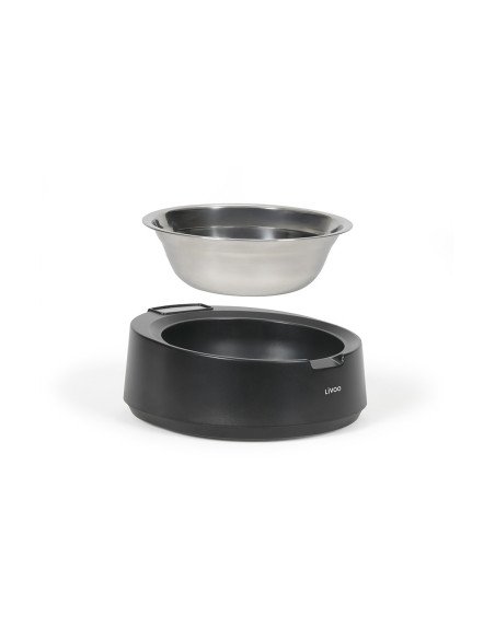 Livoo PET109N Pet Bowl with Scale 800 ml Stainless Steel Black