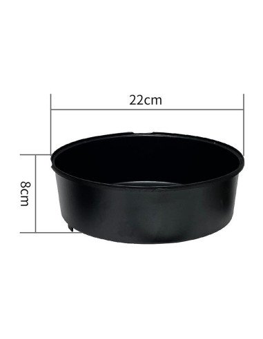 Non-stick die-cast aluminium cooking pot 22 cm