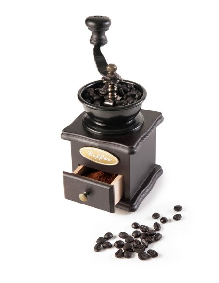 IBILI Class Manual Coffee Grinder Wood Dark Brown