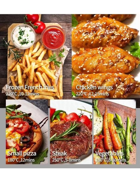 FIT2 AF-3L01 Visible Air Fryer and Grill 4 L