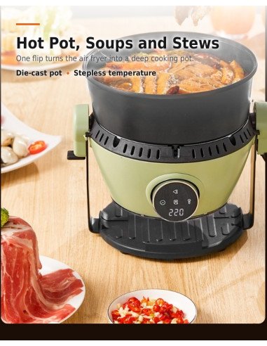 FIT2 AF-3L01 Visible Air Fryer and Grill 4 L