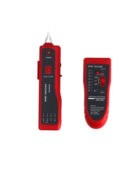 Wire Tracker and Cable Tester FIT2 BJ-2026 for Network and Telephone Cables, with Case