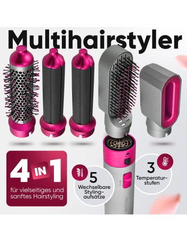 ProfiCare PC-HAS 3132 4-in-1 hot air styler 1000 W