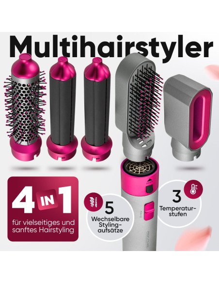 ProfiCare PC-HAS 3132 4-in-1 hot air styler 1000 W