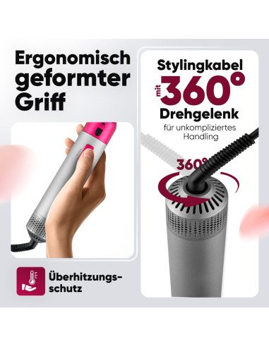 ProfiCare PC-HAS 3132 4-in-1 hot air styler 1000 W