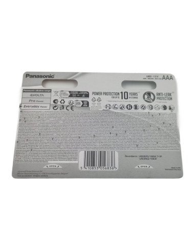 Panasonic Everyday Power AAA LR03 batteries, 10 pcs