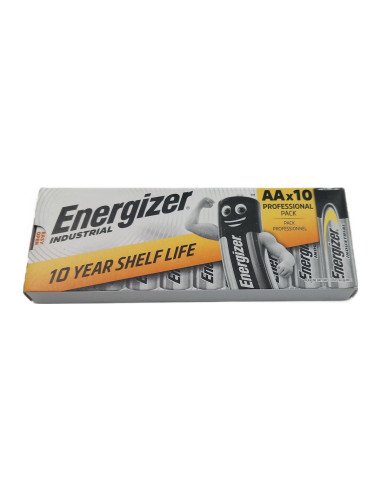 Energizer Industrial AA LR6 batteries, 10 pcs
