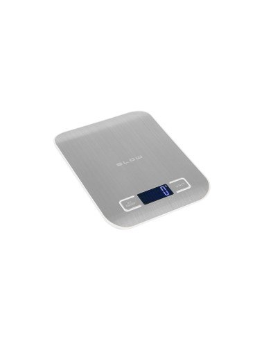 Virtuvinės svarstyklės BLOW KS202 iki 10 kg, plonos, sidabrinės