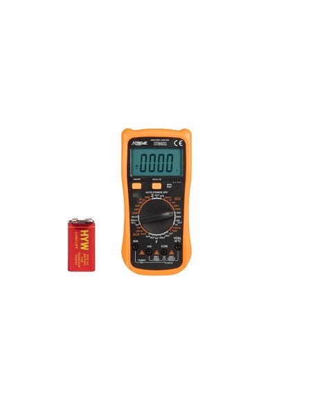 Skaitmeninis multimetras XTREME DT890G su temperatūros ir talpos matav