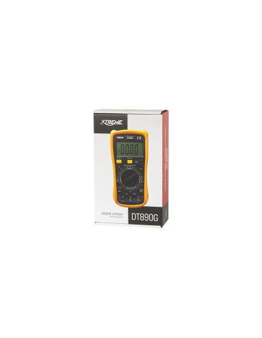 Skaitmeninis multimetras XTREME DT890G su temperatūros ir talpos matav