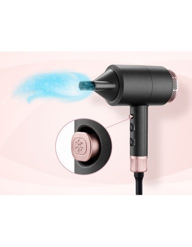 Plaukų džiovintuvas EMAVO HairBliss 1800 W, su jonizacija, difuzorius