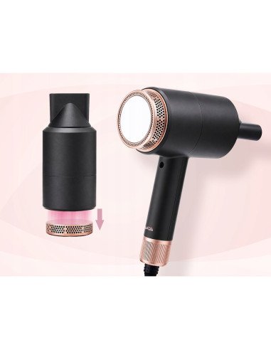 EMAVO HairBliss hair dryer 1800 W with ionisation, diffuser and concen